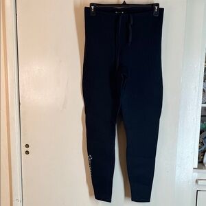 Men's Black Swim Diving Wetsuit Drawstring Pants size XXL